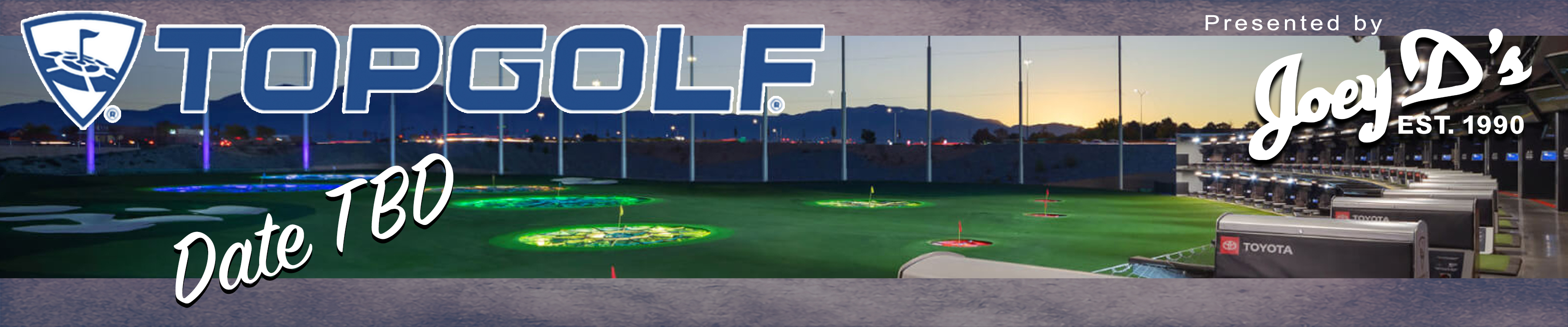 Topgolf narrow banner